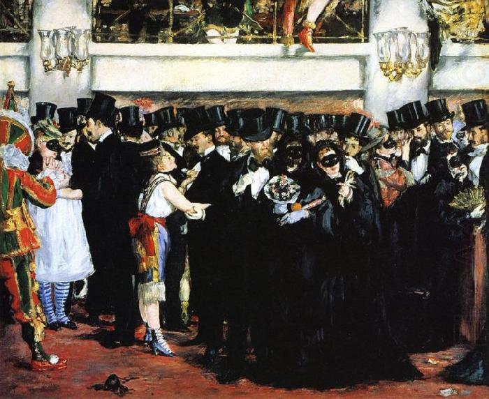 Edouard Manet Un bal a l'Opera china oil painting image